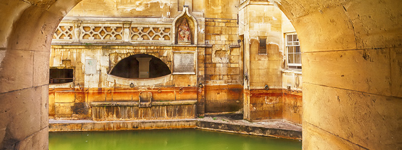 Bath - De romerske bade i Bath, England